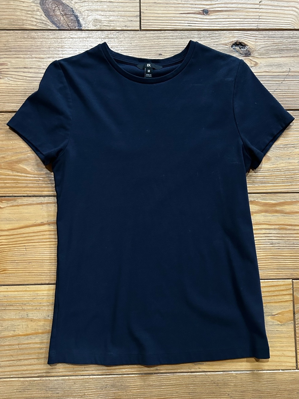 Banana Republic Refined Shrunken T-Shirt – Navy – Size M